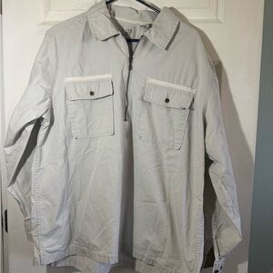 GAP Men's Light Khaki Shirt Jacket